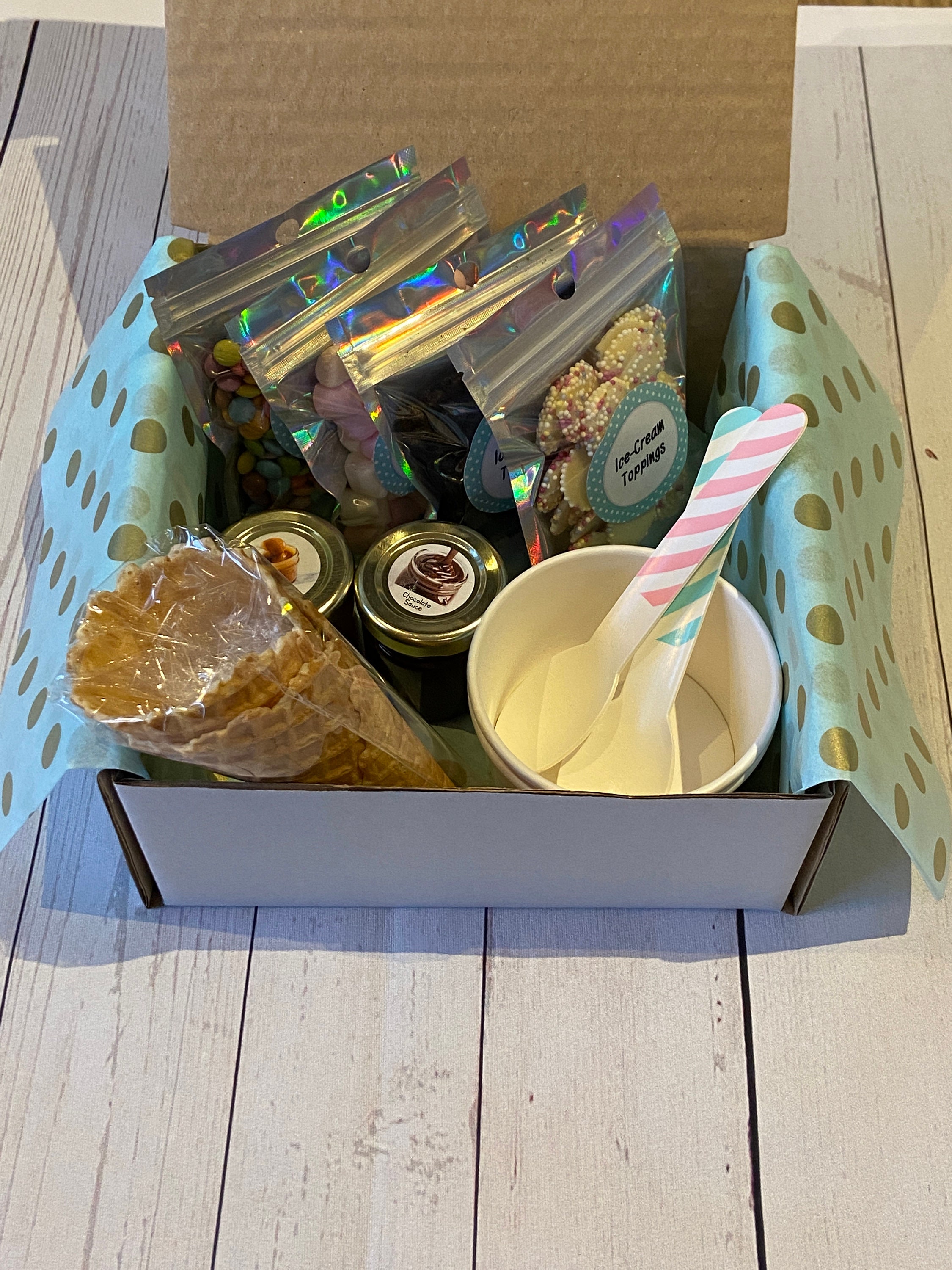 Ice cream Sundae Kit for 2 Etsy