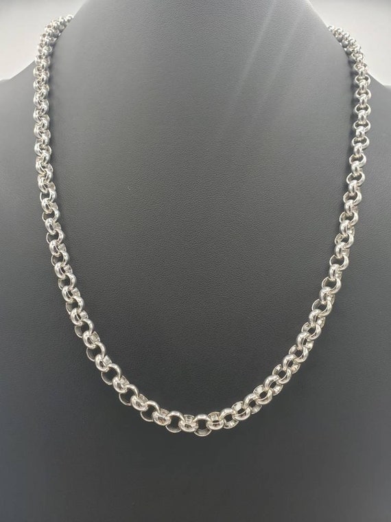 925 Sterling Silver Necklace. 25 Inch 