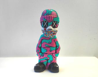 Masked Artist sculpture