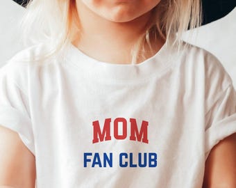 Fan club des mamans, fête des mères, t-shirts assortis pour la fête des mères pour maman et bébé, maman et fils, maman et fille, sweat-shirt assorti, maman et moi