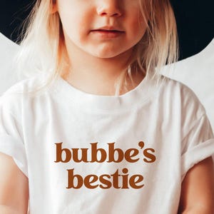 Bubbe's Bestie Onesie® Yiddish Jewish Mother's Day Gift for Grandma Chanukah Gift for Grandma I love Bubbe Jewish Grandma's Birthday Gift