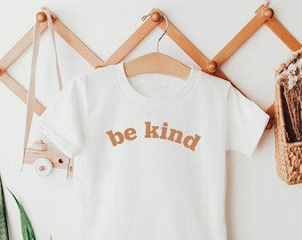 Be Kind Baby Onesie®, Be Kind Kids T-Shirt, Kindness kids clothes, Pregnancy Reveal, Boho Baby Clothes, Retro Baby Outfit, Vintage Earthy