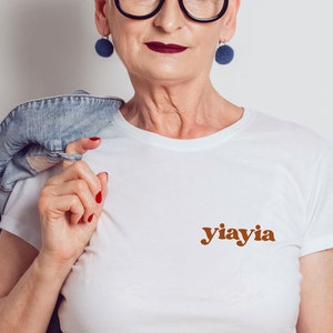 Yiayia Shirt, Yiayia Gifts, Shirt For Yiayia, Yiayia TShirt, Announcement Shirt, Pregnancy Reveal to Yiayia Gift for Greek Grandma Present