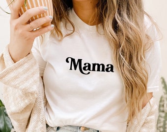 T-shirt maman, t-shirt maman rétro, cadeau pour maman, cadeau nouvelle maman, chemise maman, cadeau pour mère, t-shirt rétro bohème, chemise de maternité vintage chemise de maman