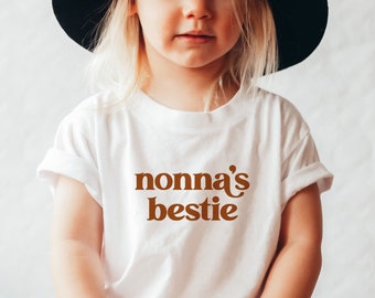 Nonna's Bestie Onesie® Italian Grandma Gift Mother's Day Gift for Nonna Italian Baby Gift Christmas Gift for Nonna I love Nonna Birthday Tee