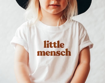 Little Mensch Onesie®, Jewish Kids Shirt Jewish Baby Shower Gift, Jewish Baby Gift Hanukkah Onesie® Chanukah Gift Jewish Onesie® Jewish Mom