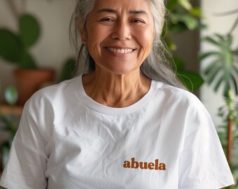 Abuela Shirt, Abuela Gifts, Shirt For Abuela, Abuela TShirt, Announcement Shirt, Pregnancy Reveal to Abuela Mexican Grandma Abuelita Gift