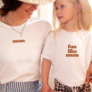 Diversión como mamá Camisetas de mamá y yo Camisetas a juego para mamá e hijo Mamá e hija Día de la Madre Sudaderas a juego para mamá y bebé Niño Niña