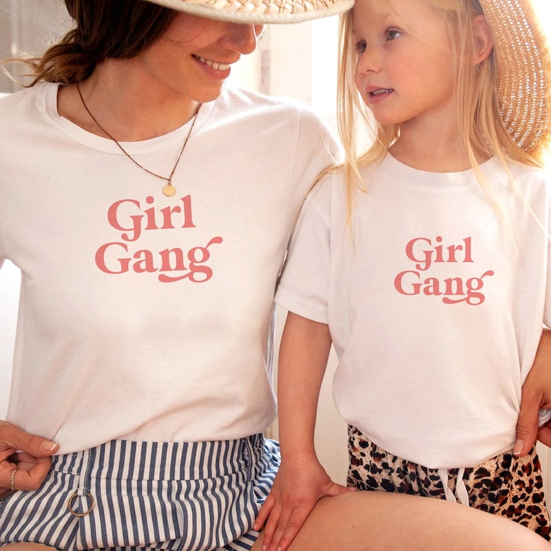Girl Gang Embroidery Cotton Cap