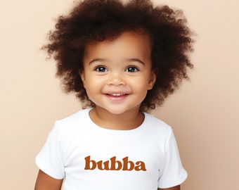 Camisa Bubba, Camisa para Bubba, Hermano Tee Bubba Regalo Hermano Retro Bubba camiseta Embarazo Revelar Hermano Tío Sobrino Regalo para Bubba