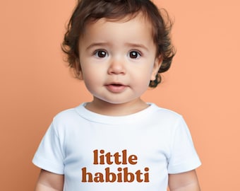 Little Habibti Tshirt, Little Habibti Onesie®, Arabic Toddler Shirt, Muslim Baby Shower Gift Arab Baby Gift Muslim baby gift Muslim Mom gift