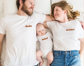Mommy Daddy Shirts Matching Family Shirts Mom and Dad Shirts Pregnancy ...