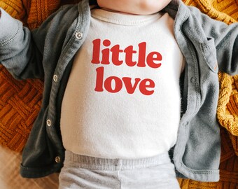 Camisetas de San Valentín para niños de Little Love, mono de San Valentín para niños, camiseta de San Valentín para niñas, camiseta de San Valentín para niños, camiseta de San Valentín para bebés.