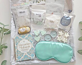 RAMADAN MUBARAK gift box, Islamic Spa gift box for women, Muslim Birthday pamper hamper gift set for her, Self care package, Eid Mubarak