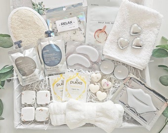 BRIDE TO BE Spa gift box for women, Pamper hamper gift for her, Engagement Pamper Gift set, Home spa day kit, Wedding Self care package