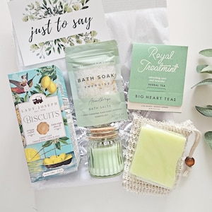 ITALIAN SUMMER Spa gift box, pampering gift box, pamper hamper for her, birthday hamper gift , self care gift box, care package for her