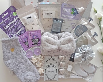 COSY SELF CARE Spa gift box for women, Self care package, Birthday pamper hamper, Pamper Gift box for her, Home spa day kit, letterbox gifts