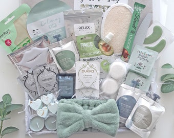 SPA IN A BOX, Pampers-Geschenkbox für sie, Self-care-Geschenkset, Geburtstagsgeschenk für sie, Spa-Paket für Frauen, Entspannungs- und Beautygeschenk, Home Spa