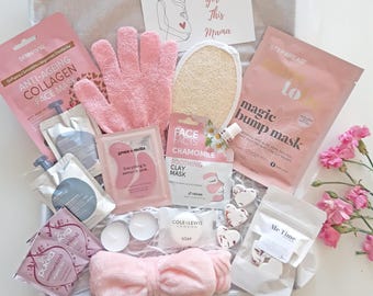 PREGNANCY PAMPER BOX pregnancy care package gift, pamper hamper, gifts for pregnant women, mum to be gift hamper, maternity spa gift for her