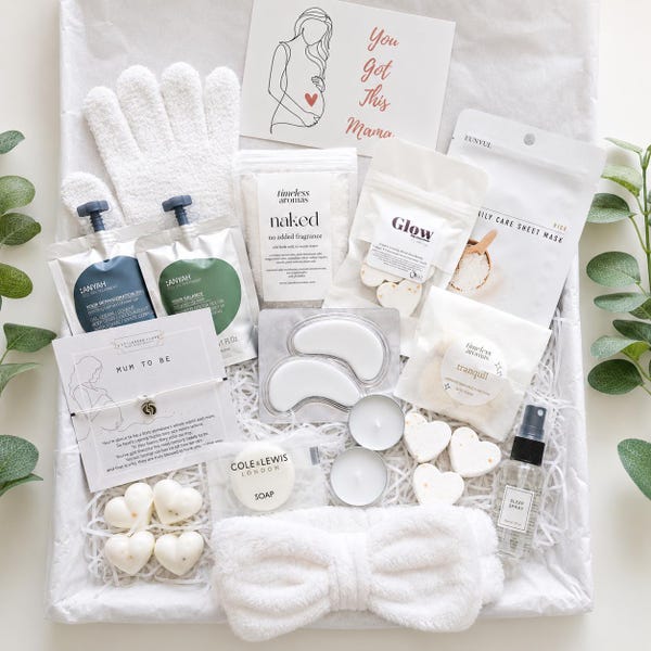 MUMMY TO BE Pregnancy Spa gift box, Baby mama pamper hamper, New mum self care gift set, New baby arrival gift, Bump to baby hamper