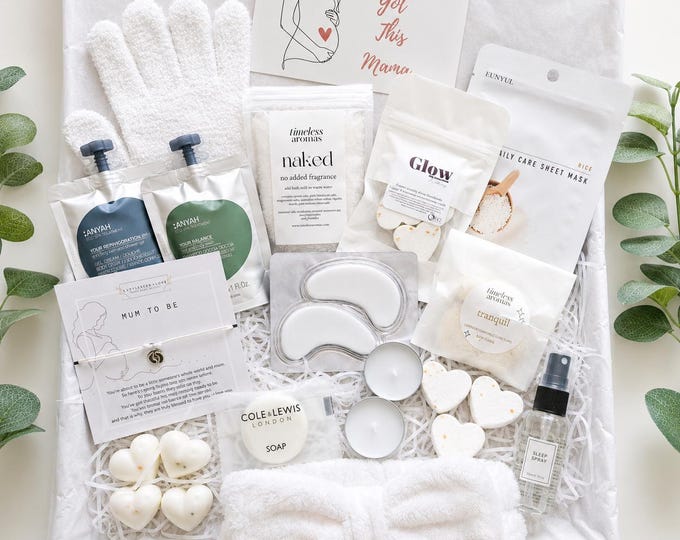 MUMMY TO BE Pregnancy Spa gift box, Baby mama pamper hamper, New mum self care gift set, New baby arrival gift, Bump to baby hamper