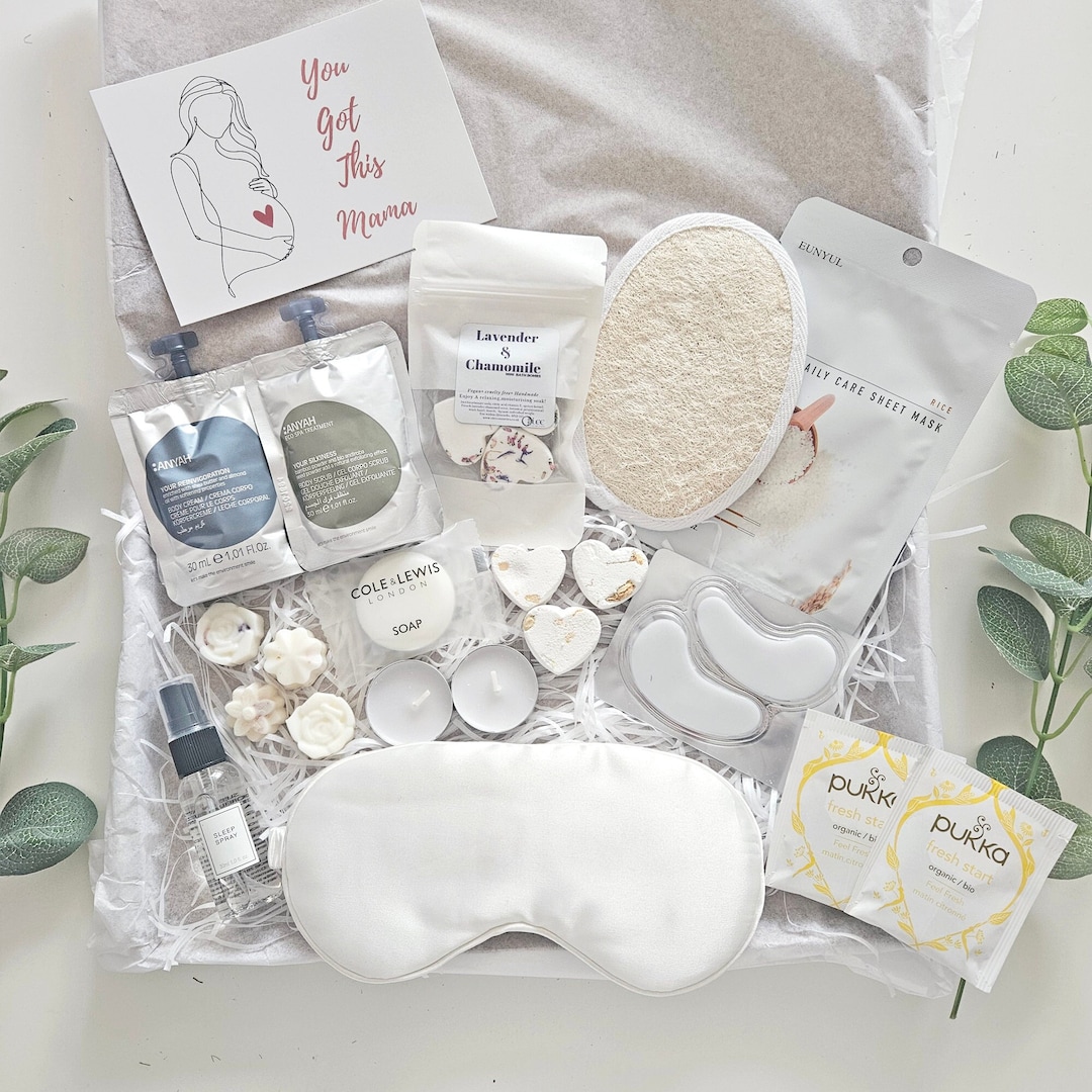 NEW BABY Spa Gift Box, Mum to Be Pamper Hamper Gift, New Mum Pamper ...