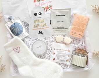 HALLOWEEN GIFT BOX for Her, Autumn Pamper Hamper, Spooky Season Gift, Fall Self Care Package, Cosy Gift for Her, Halloween Care Package