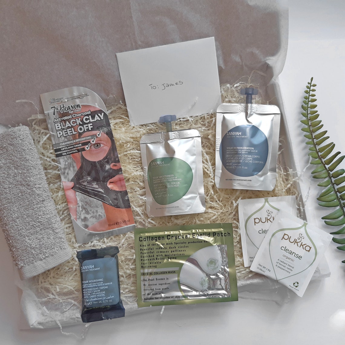 MEN'S SPA Pamper box Pamper Hamper for him Etsy