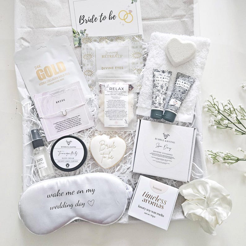 MISS TO MRS Bride Gift Box, Pamper Hamper, Bridal Spa Gift Box, Pre ...