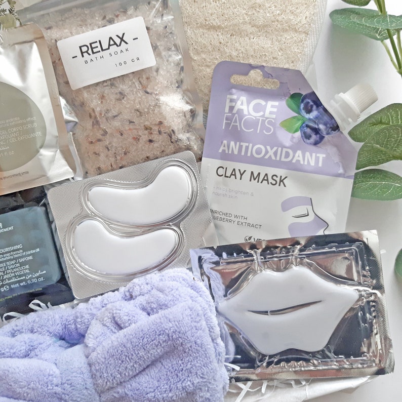 RELAXATION Spa gift box for women, Birthday pamper hamper, Pamper Gift set for her, Home spa day kit, Self care package, Cosy gifts, Hygge image 3