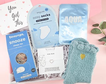 NEW MUM Self Care Gift, Postpartum Care Package, New Mum Sleep Gift Box, New Mother Gift, Pamper Hamper for Mum, New Baby Mum Gift