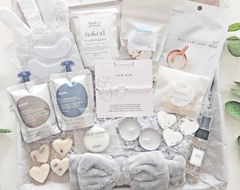 NEW MUM GIFT box, new mum pamper hamper, gift for new mum, new baby gift, letterbox gifts, spa gift for her, self care gift, pamper box