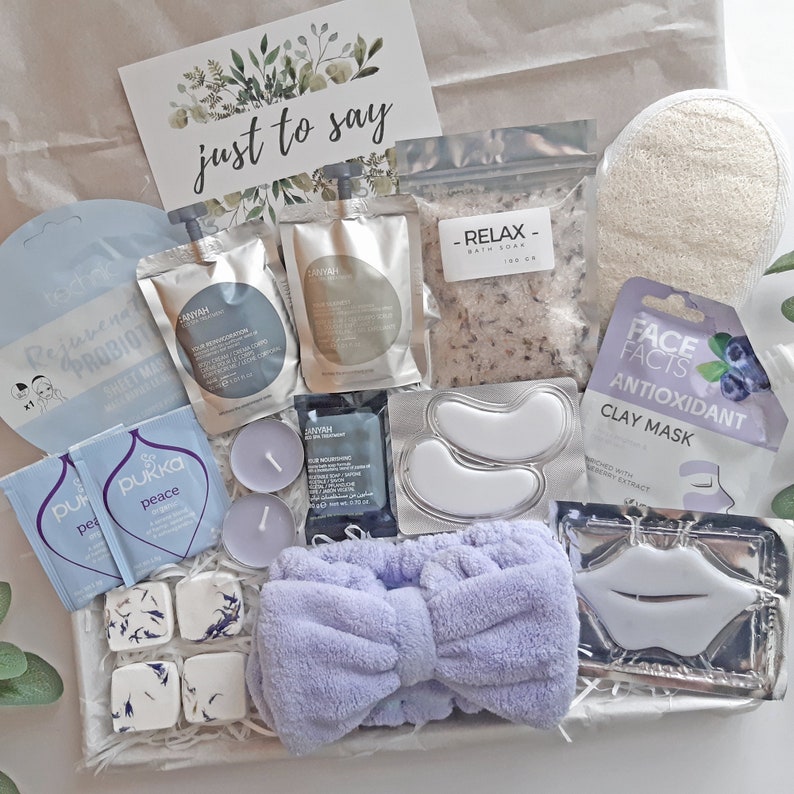 RELAXATION Coffret cadeau spa pour femme Panier cocoon - Etsy France