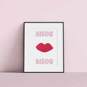 Funny Kiss Kiss poster (30x40cm)
