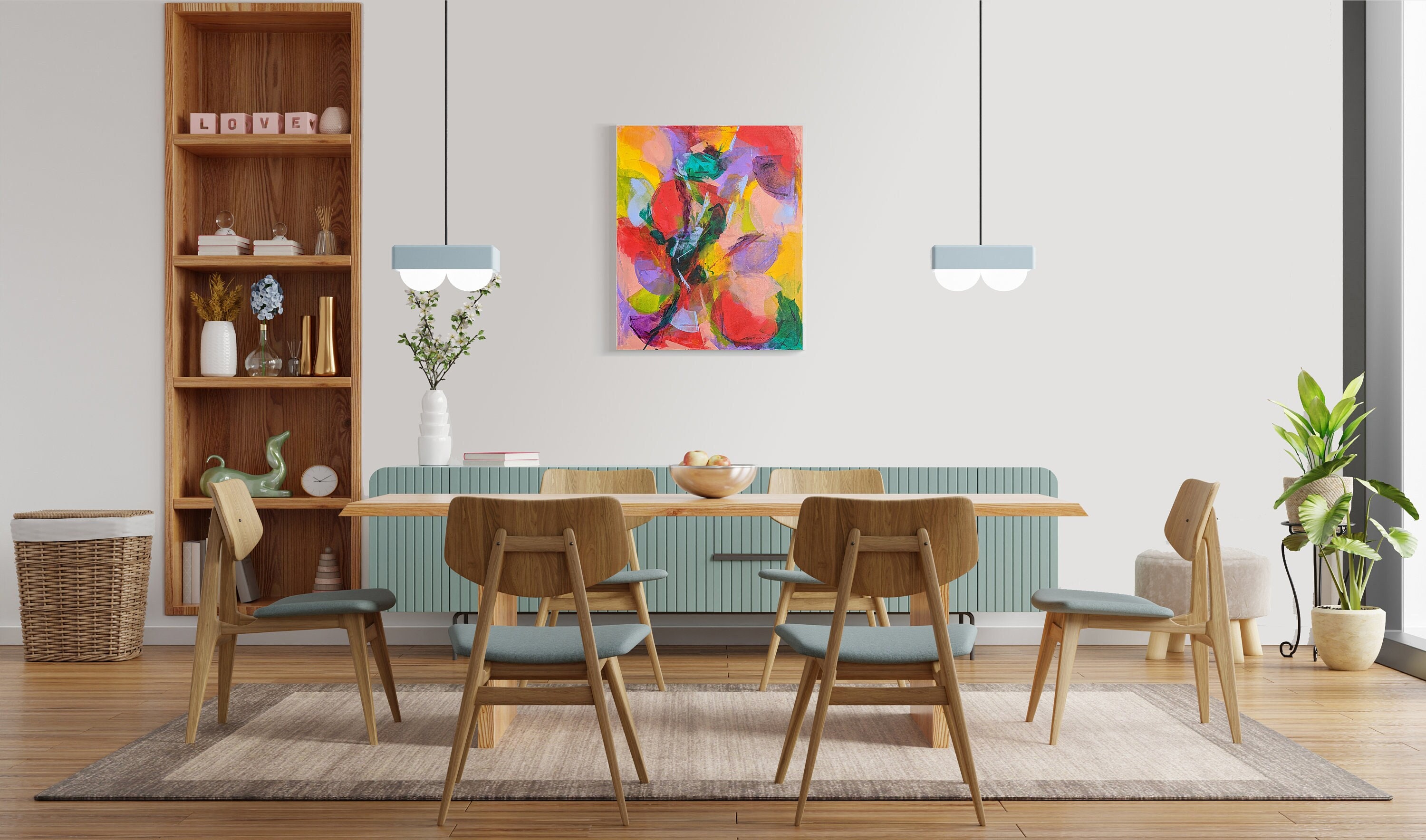 Kokliko - Peinture Acrylique sur Toile Tableau Déco 50x60cm