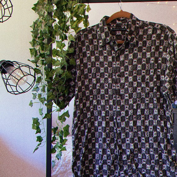 Mystery Vintage Style Button Up Shirt Bundle, 80s 90s… Gem
