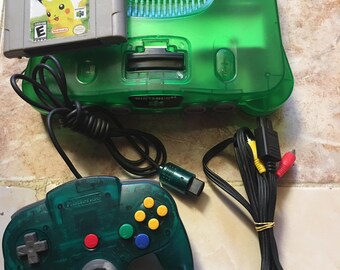 Nintendo 64 Bundle Etsy Nintendo 64 Bundle Etsy