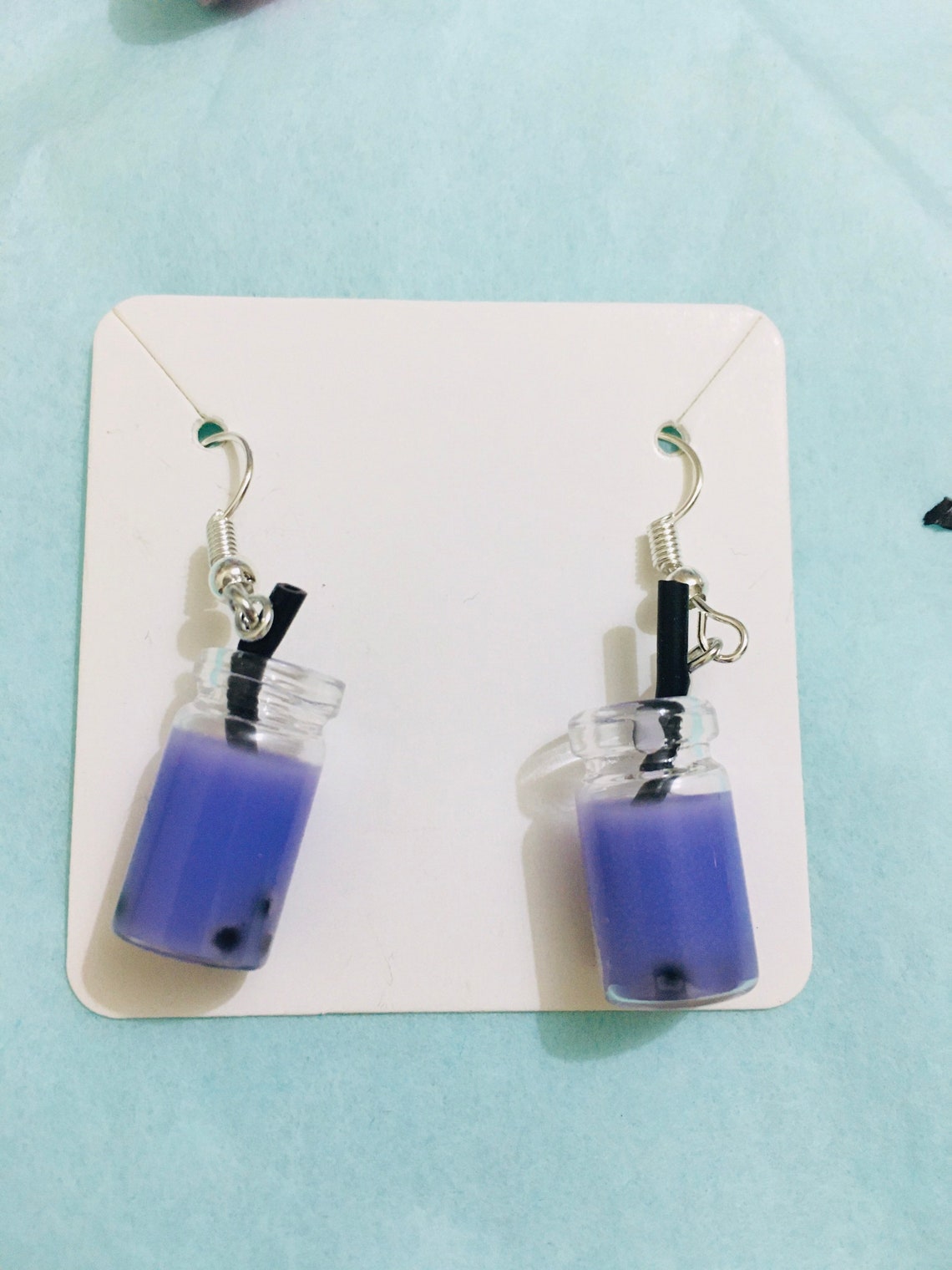 Cute boba earrings Etsy