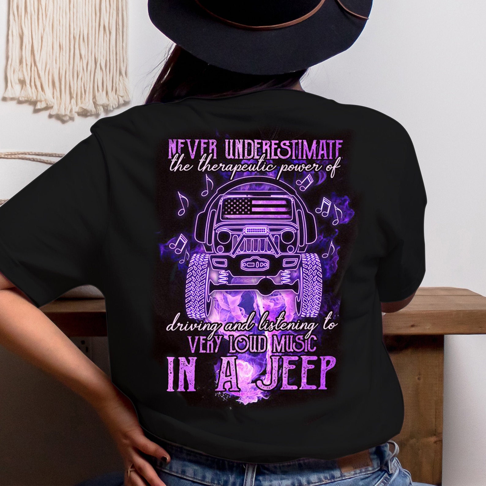 Funny Jeep Shirt Drinking And Music In A Jeep Shirt Jeep Etsy