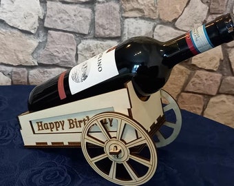 Cannon Wine Holder 4mm of Wood