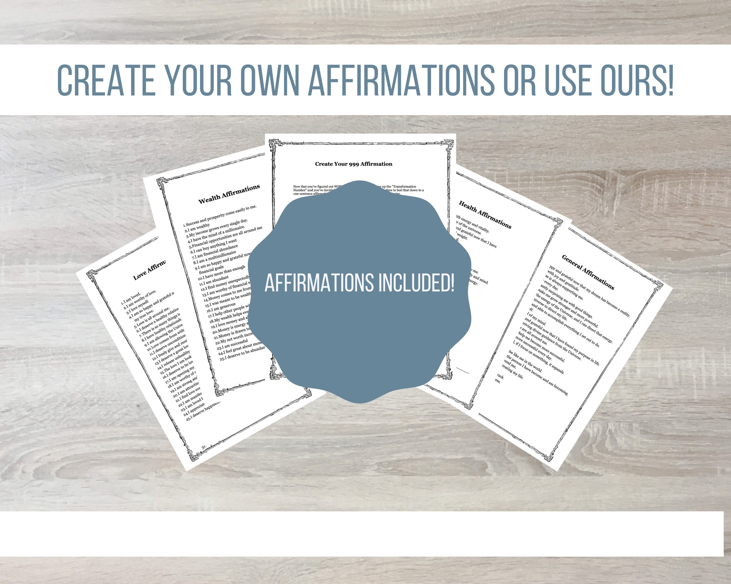Manifestation Journal, Download Printable 22 X 2 Law of Attraction ...