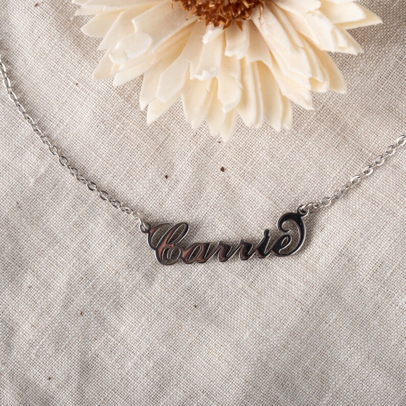 gold name necklace, 18k gold name necklace custom name necklace Name necklace my name necklace custom pendants