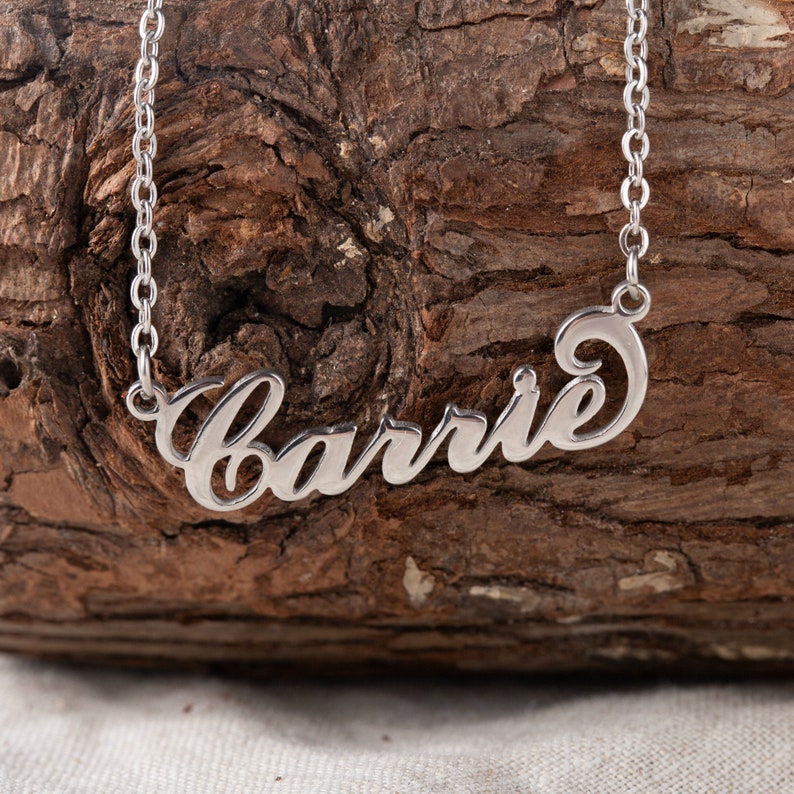 gold name necklace, 18k gold name necklace custom name necklace Name necklace my name necklace custom pendants