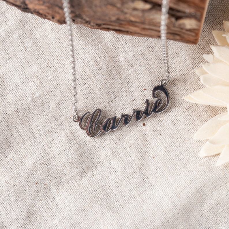 gold name necklace, 18k gold name necklace custom name necklace Name necklace my name necklace custom pendants