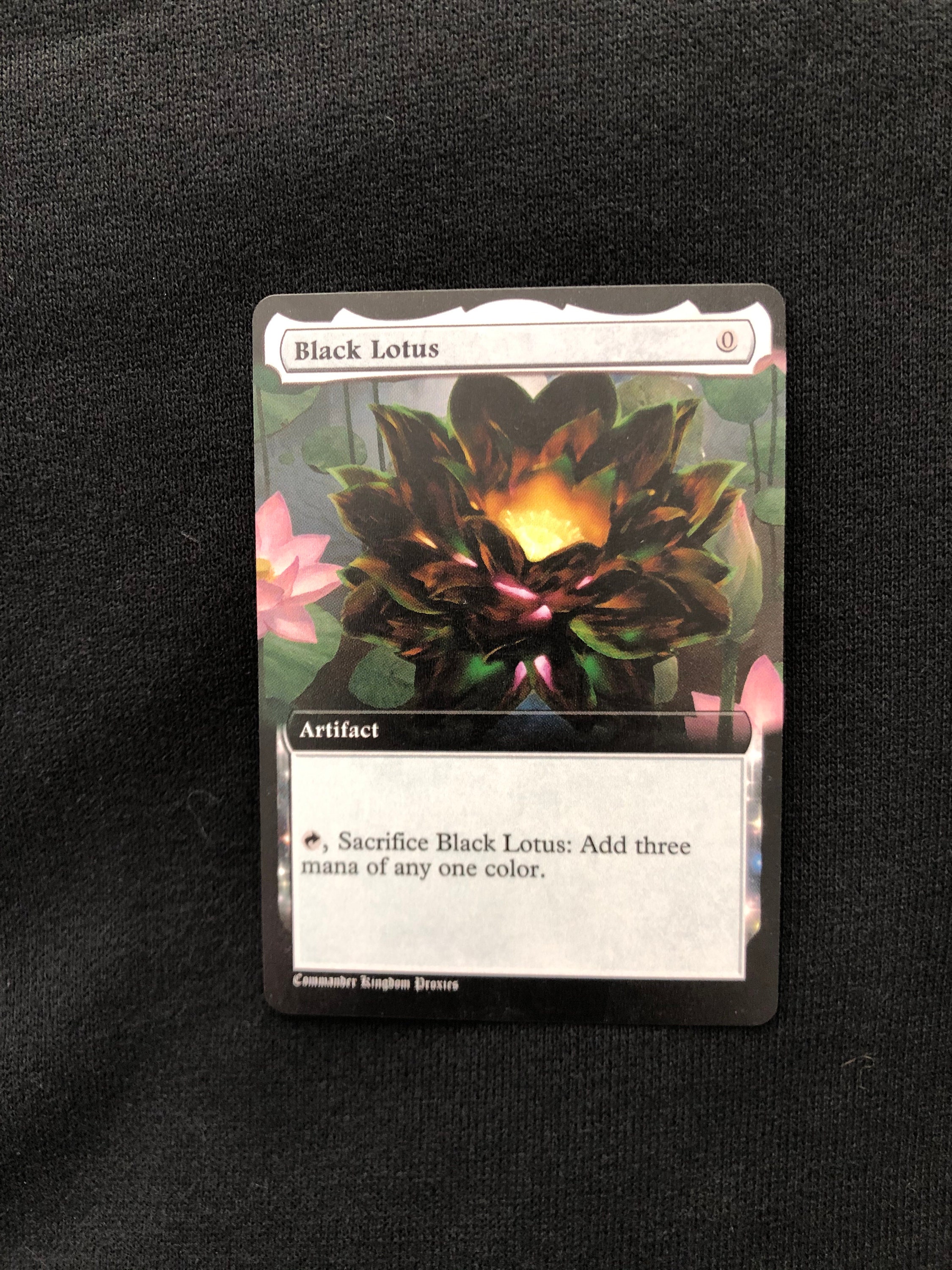 Tarjeta proxy Black Lotus Alter mtg BT Style V2 Etsy