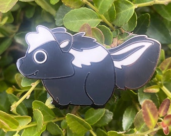 Skunk Enamel Pin | Trash Animal | Lapel Pin | Cute