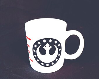 X-Wing Rebel Alliance dual sided coffee mug