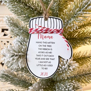 Child Height Ornament - Ornament Keepsake - Personalized Ornament from Child - Christmas Tradition - Personalized Ornament - Gifting