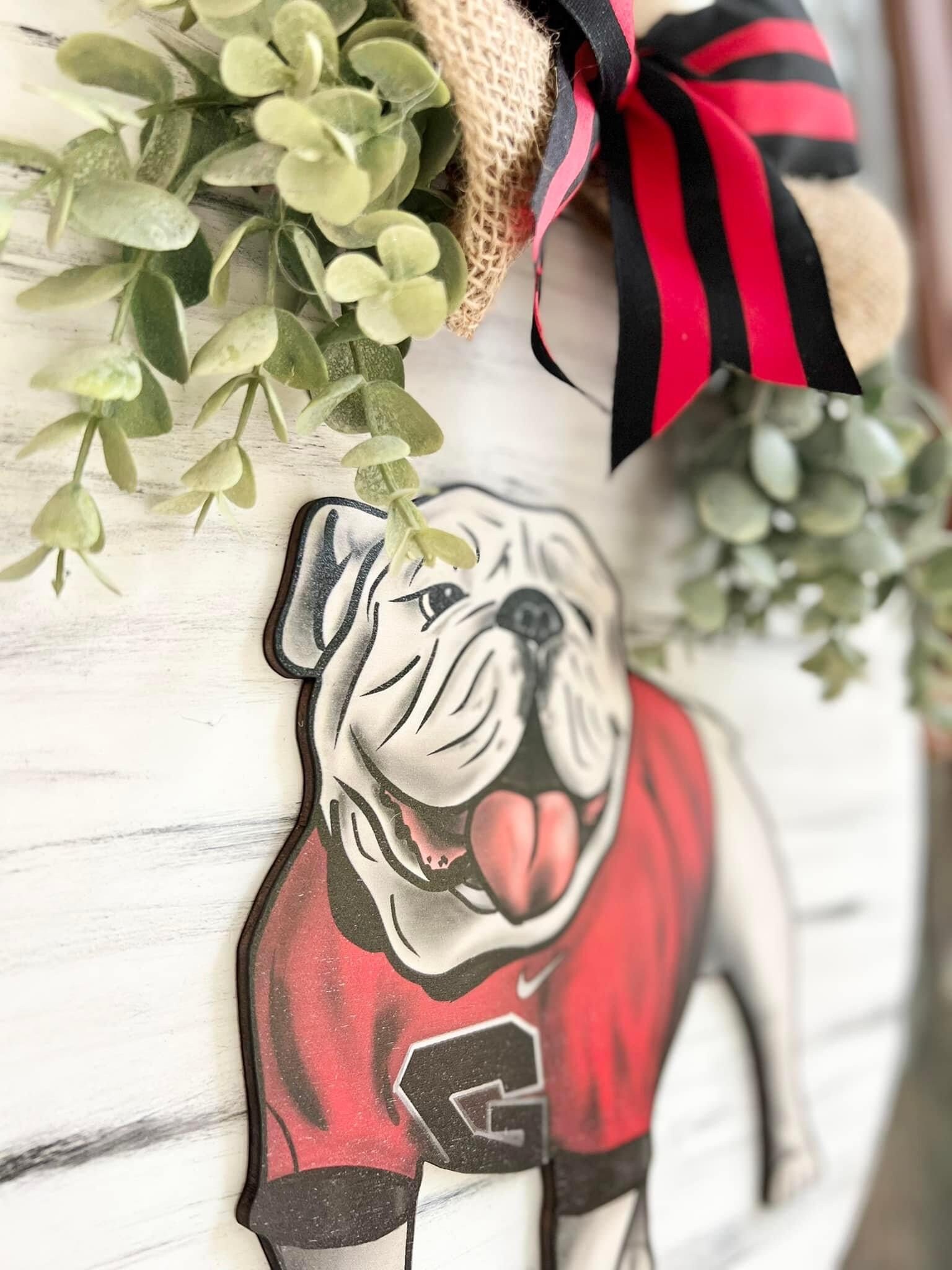 UGA Bulldogs Door Hanger Athens GA Etsy