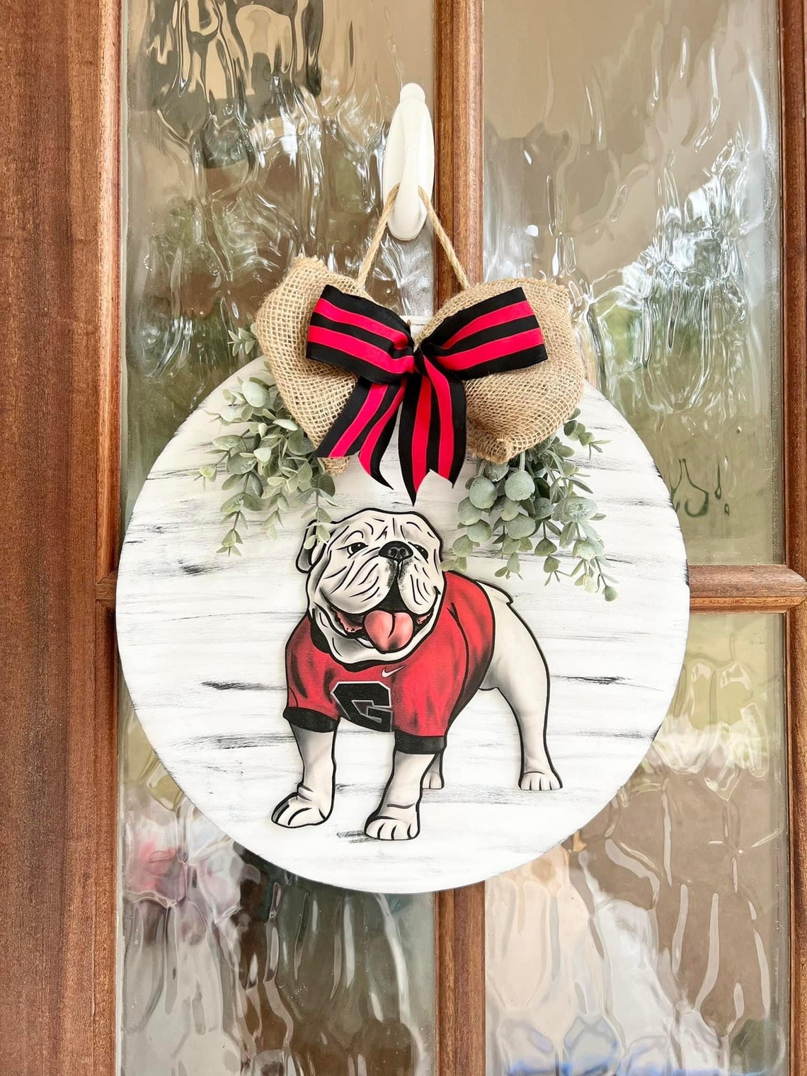 UGA Bulldogs Door Hanger Athens GA Etsy